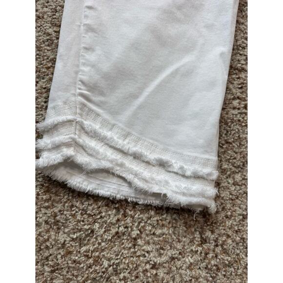 Coldwater Creek size women's 20W, slightly cropped, stretchy; White denim Jeans - Picture 10 of 10